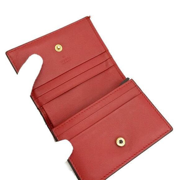 GUCCI Cherry GG Logo PVC Bifold Wallet - Picture 4 of 8